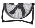 Mellerware Fan 3 Speed Floor Fan Metal Black 45Cm 65W "Velocity 18"