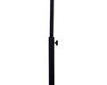 Mellerware Fan 3 Speed Height Adjustable Pedestal Steel Black 40Cm 50W "Elegant Breeze"