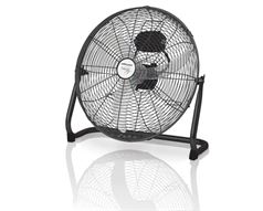 Mellerware Fan 3 Speed Floor Fan Steel Black 45Cm 60W  Velocity 18 