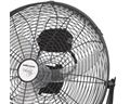 Mellerware Fan 3 Speed Floor Fan Steel Black 45Cm 60W  Velocity 18 