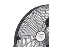 Mellerware Fan 3 Speed Floor Fan Steel Black 40Cm 35W "Velocity 16