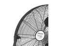 Mellerware Fan 3 Speed Floor Fan Steel Black 40Cm 35W  Velocity 16