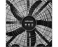 Mellerware Fan Floor 5 Blade Plastic Black 50Cm 120W "Eolo" Locally Produced