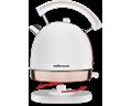 Mellerware Pack 2 Piece Set Stainless Steel White Kettle And Toaster "Rose Gold" #