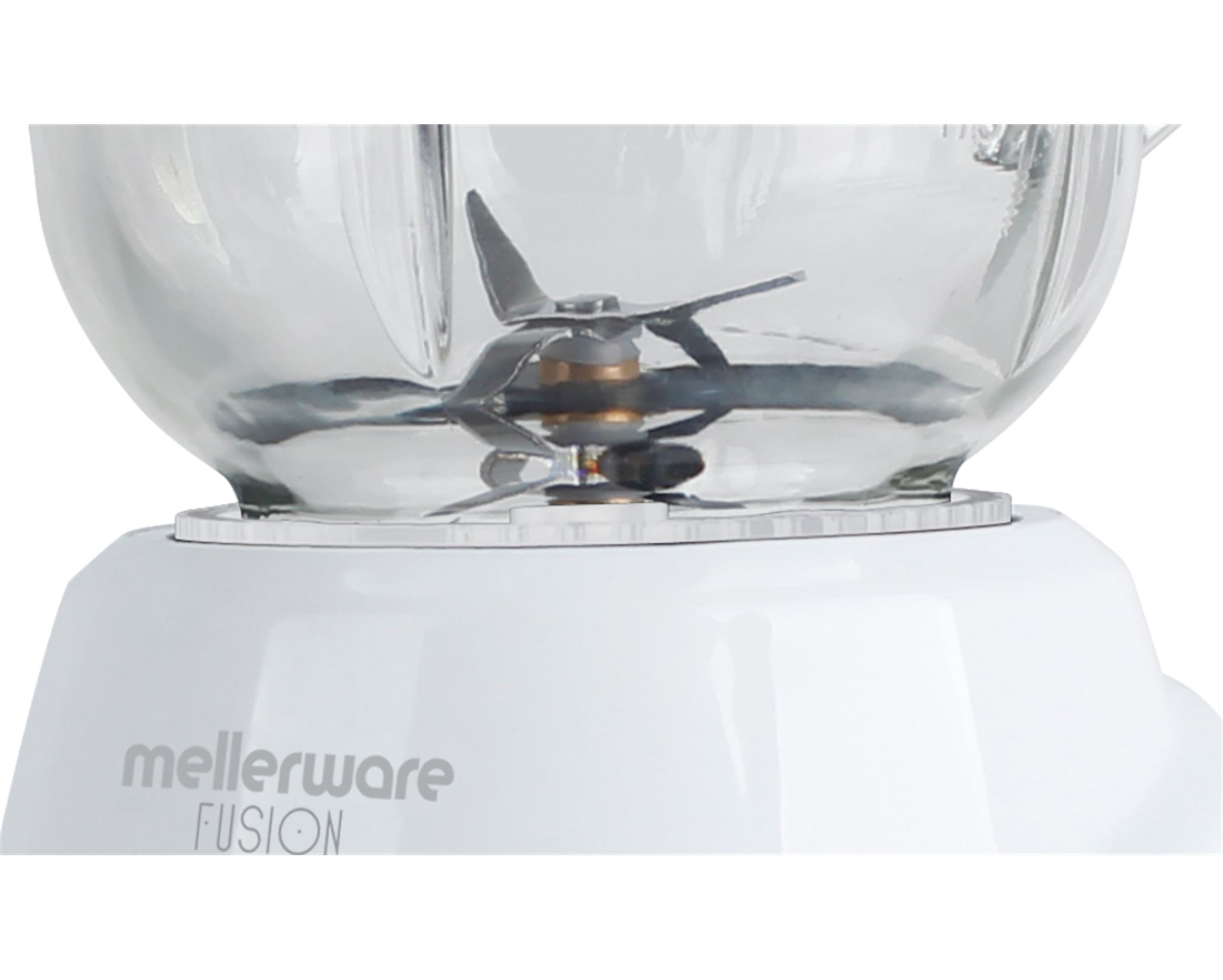 Mellerware Jug Blender Glass White 1L 300W "Fusion" Locally Produced