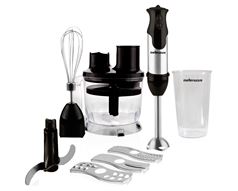 Mellerware Stick Blender With Attachments Stainless Steel Black 1500Ml 800W  Robot 800 