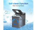 Mellerware Ice Maker Plastic Black 12Kg 100W "Ice Master"