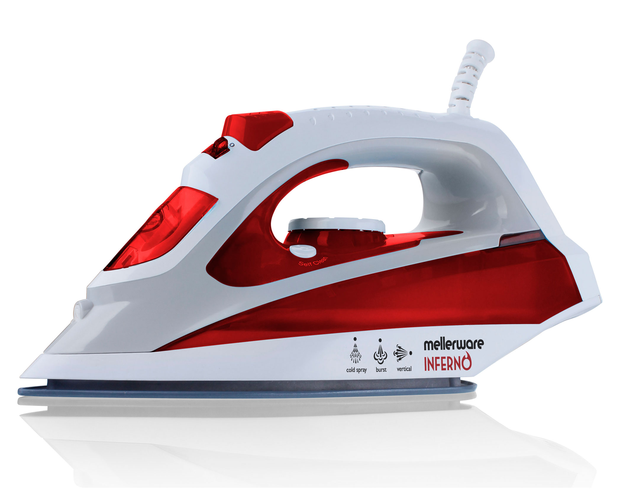 Inferno Ceramic Steam Iron Mellerware 23201 Mellerware